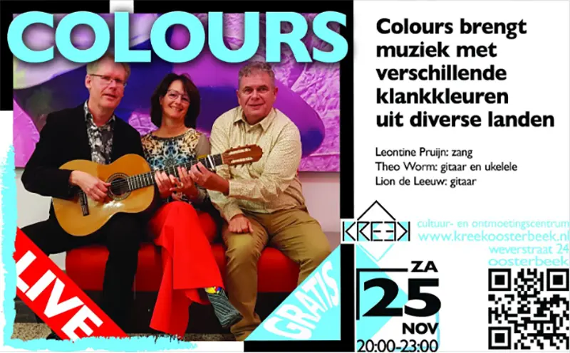 Live muziek in Kreek: Colours