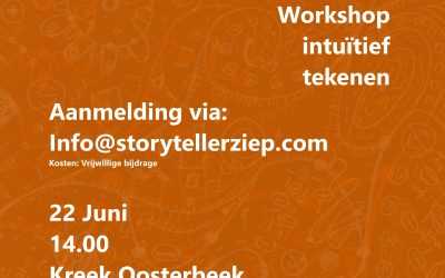 Kunstroute xtra workshop intuitief tekenen